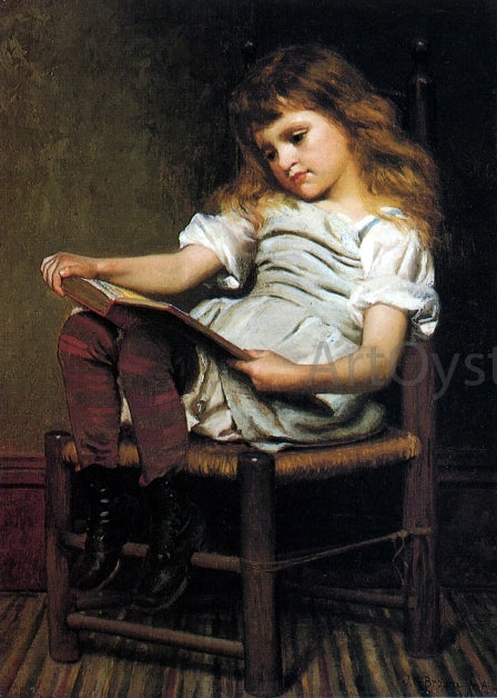 John George Brown A Leisure Hour - Hand Painted Oil Painting