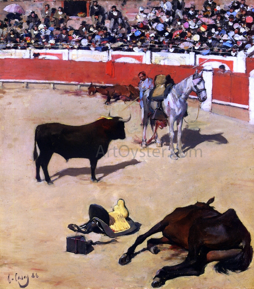 Ramon I Carbo A l'estiu tota cuca viu - Hand Painted Oil Painting