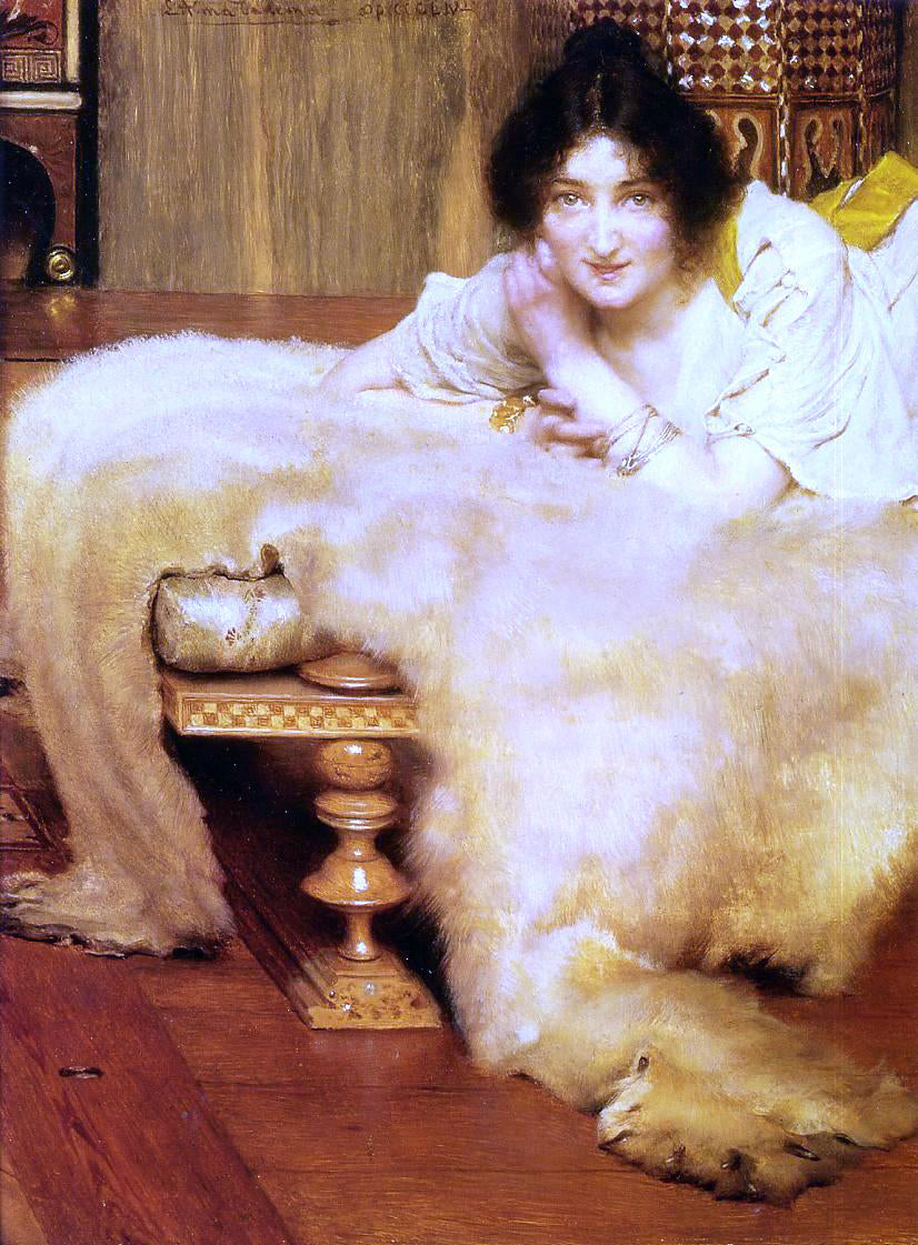 Sir Lawrence Alma-Tadema A Listener - Hand Painted Oil Painting