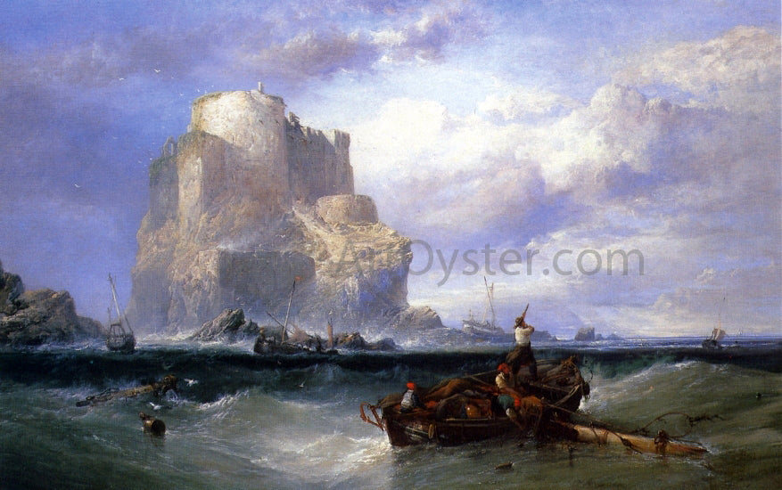 James Webb Mediterranean Port - Hand Painted Oil Painting