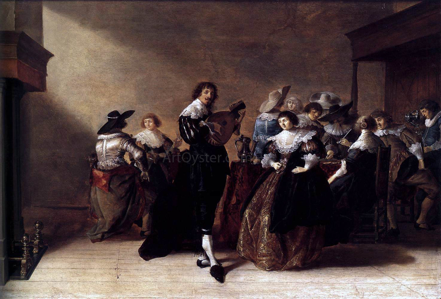 Anthonie Palamedesz Merry Company - Hand Painted Oil Painting