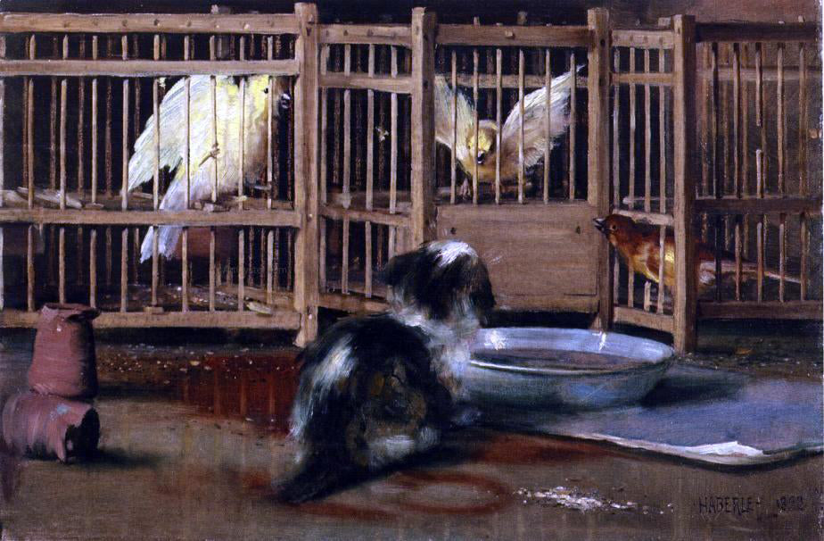 John Haberle A Misunderstanding - Hand Painted Oil Painting