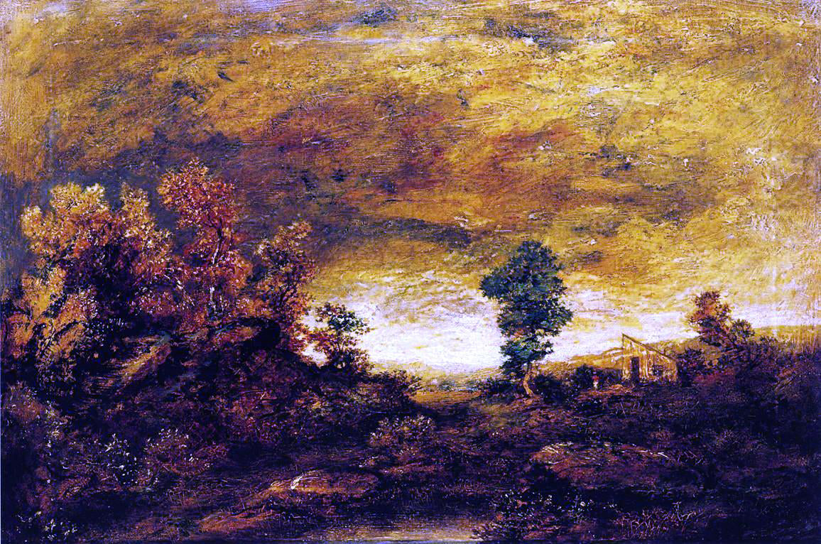 Ralph Albert Blakelock A Mountain Road near Gorham, N.H. - Hand Painted Oil Painting