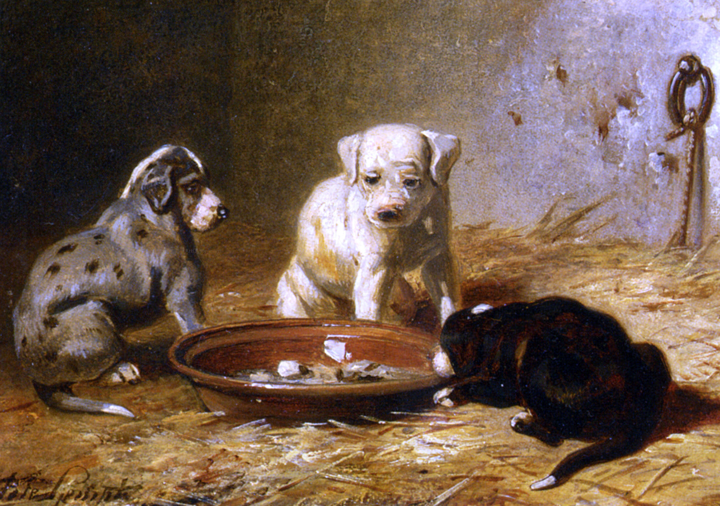 Bernard TeGempt A New Experience - Hand Painted Oil Painting