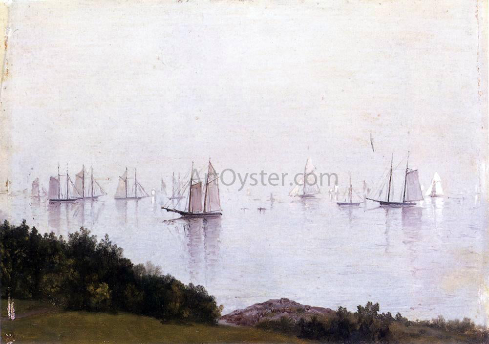 John Frederick Kensett A Newport Afternoon - Hand Painted Oil Painting