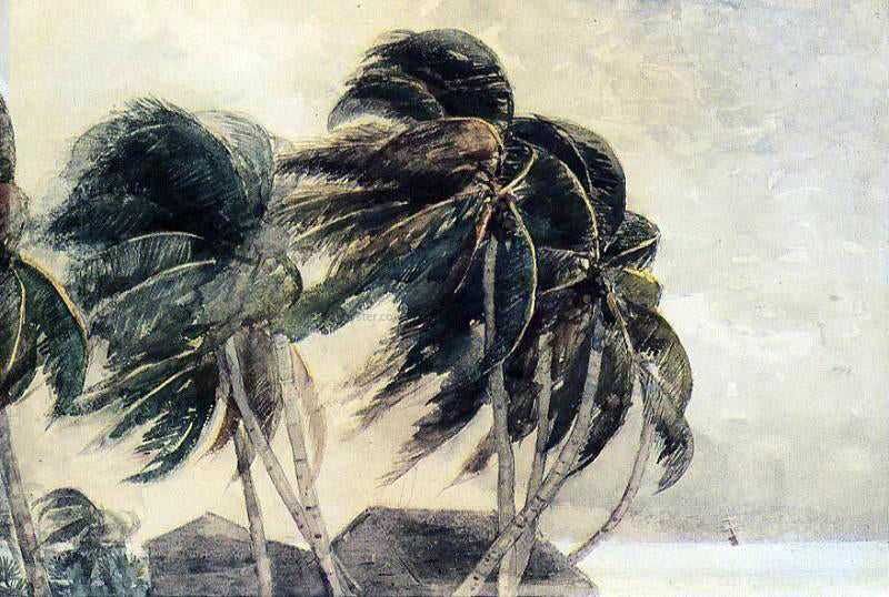 Winslow Homer A Norther - Key West - Hand Painted Oil Painting