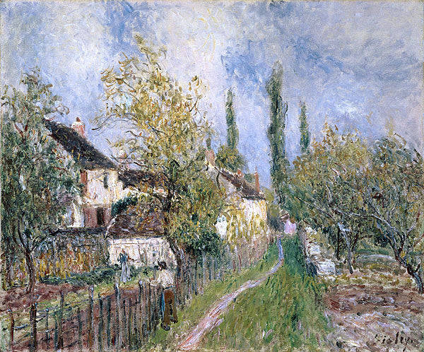 Alfred Sisley A Path at Les Sablons - Hand Painted Oil Painting