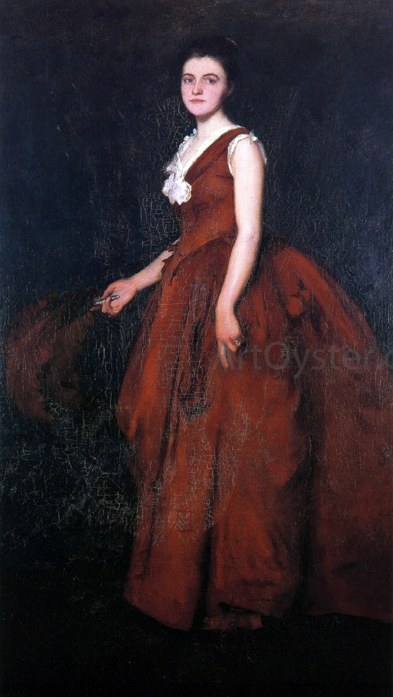 Edmund Tarbell A Portrait (also known as Madame Tarbell) - Hand Painted Oil Painting