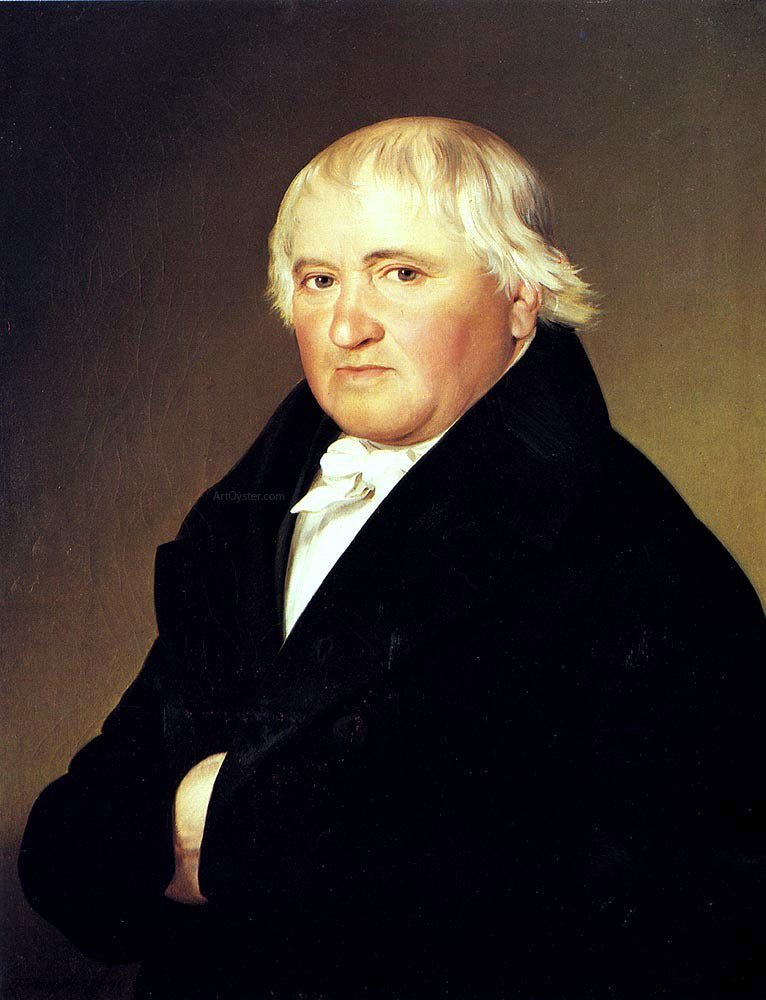 Leopold Fertbauer A Portrait of an Elegant Man - Hand Painted Oil Painting