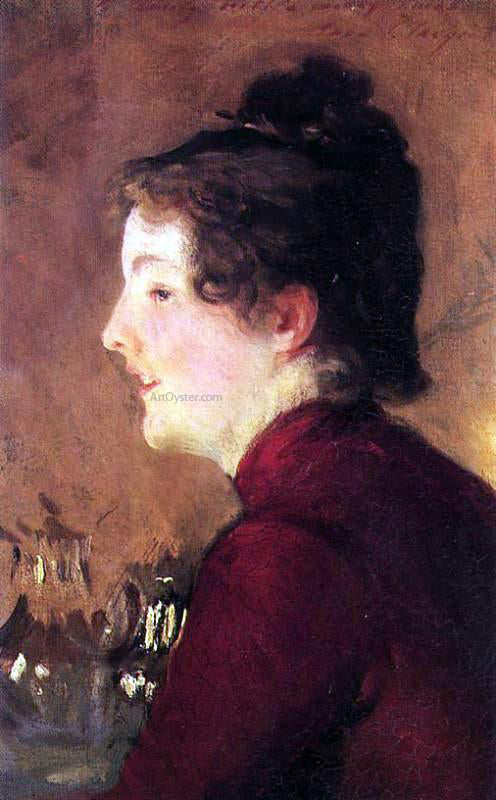 John Singer Sargent A Portrait of Violet - Hand Painted Oil Painting