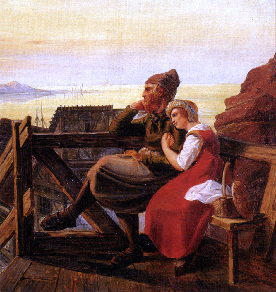 Rudolf Jordan Precious Moment - Hand Painted Oil Painting