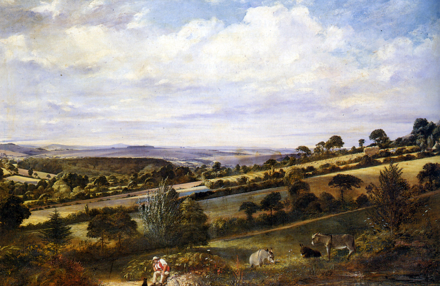 William Frederick Witherington A Rest in a Fertile Valley - Hand Painted Oil Painting