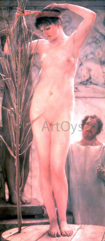 Sir Lawrence Alma-Tadema A Sculptor's Model (also known as Venus Esquilina) - Hand Painted Oil Painting