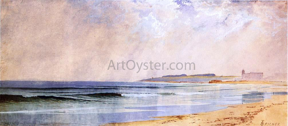 Alfred Thompson Bricher A Showery Cay - Naragansett Pier - Hand Painted Oil Painting
