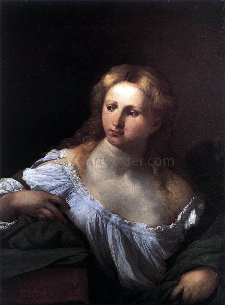 Palma Vecchio A Sibyl - Hand Painted Oil Painting