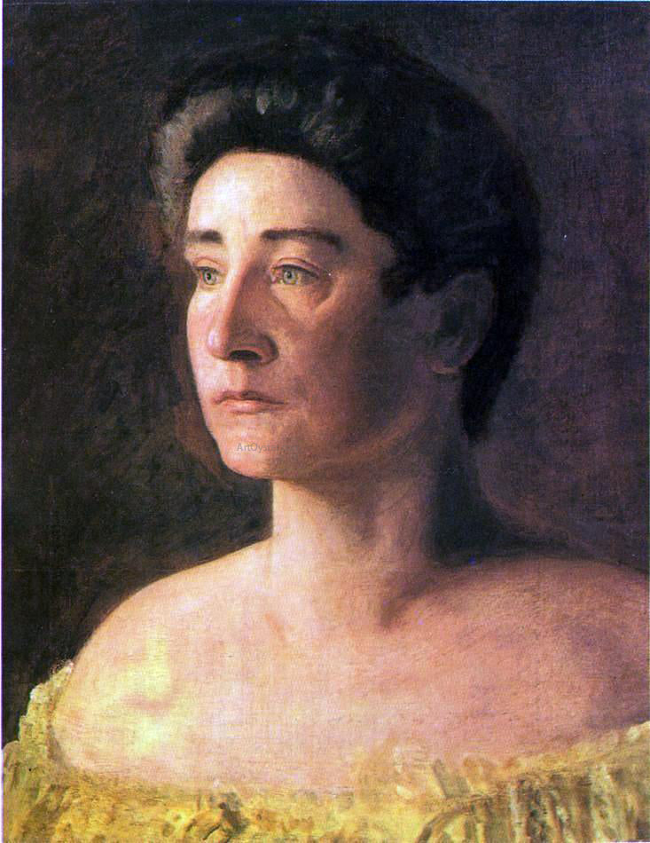 Thomas Eakins A Singer: Portrait of Mrs. Leigo - Hand Painted Oil Painting