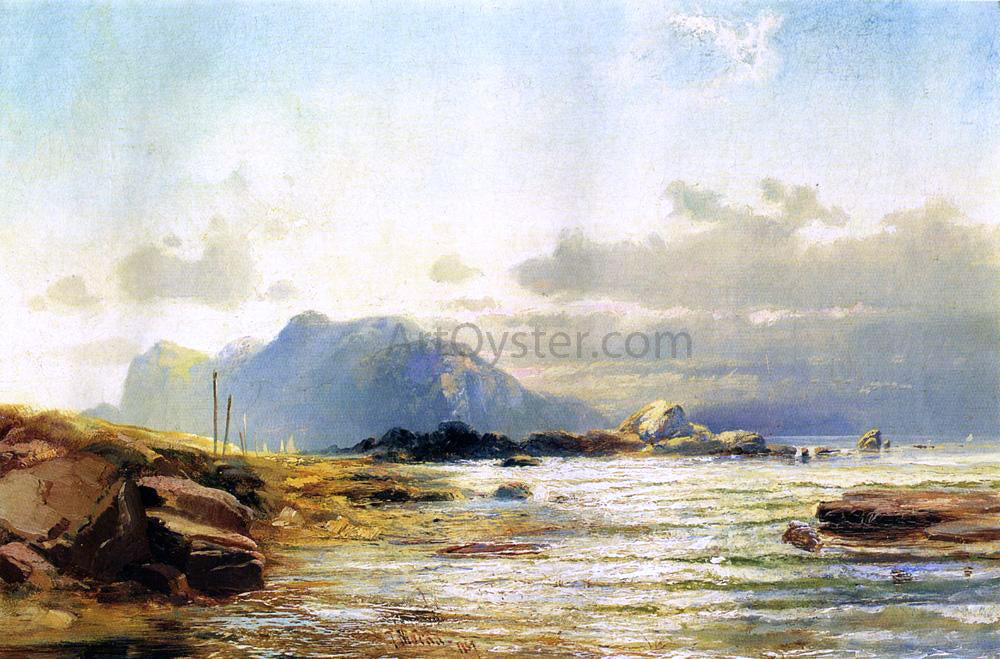  Frederick Butman A Sketch of the Coast - Hand Painted Oil Painting