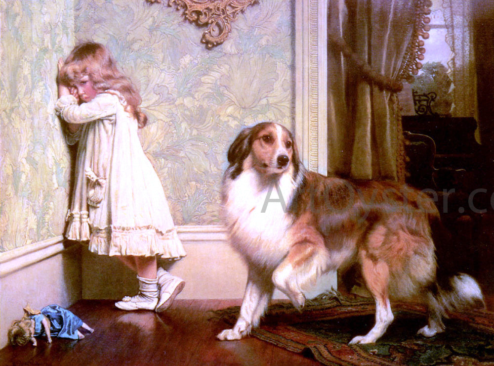  Charles Burton Barber A Special Pleader - Hand Painted Oil Painting