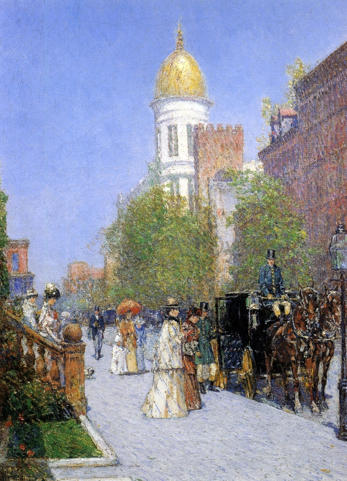 Frederick Childe Hassam A Spring Morning - Hand Painted Oil Painting