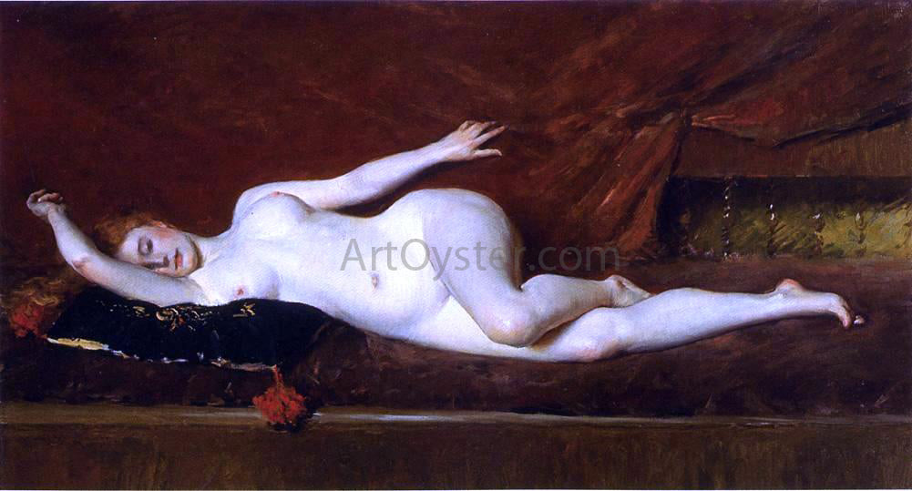 William Merritt Chase A Study in Curves - Hand Painted Oil Painting