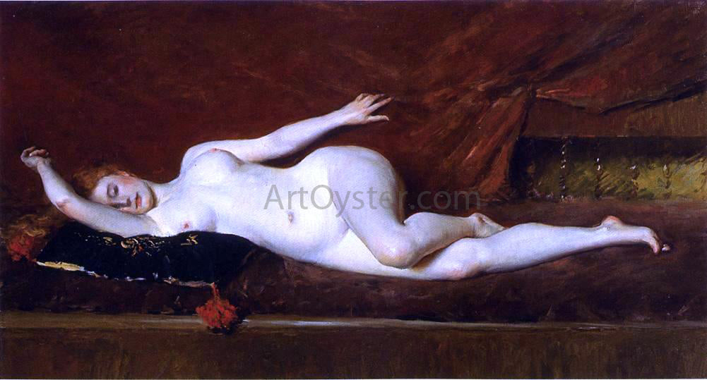William Merritt Chase A Study in Curves - Hand Painted Oil Painting