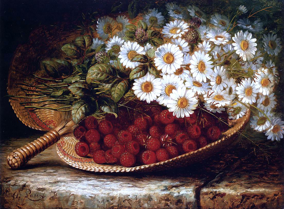 August Laux A Summer Still Life - Hand Painted Oil Painting