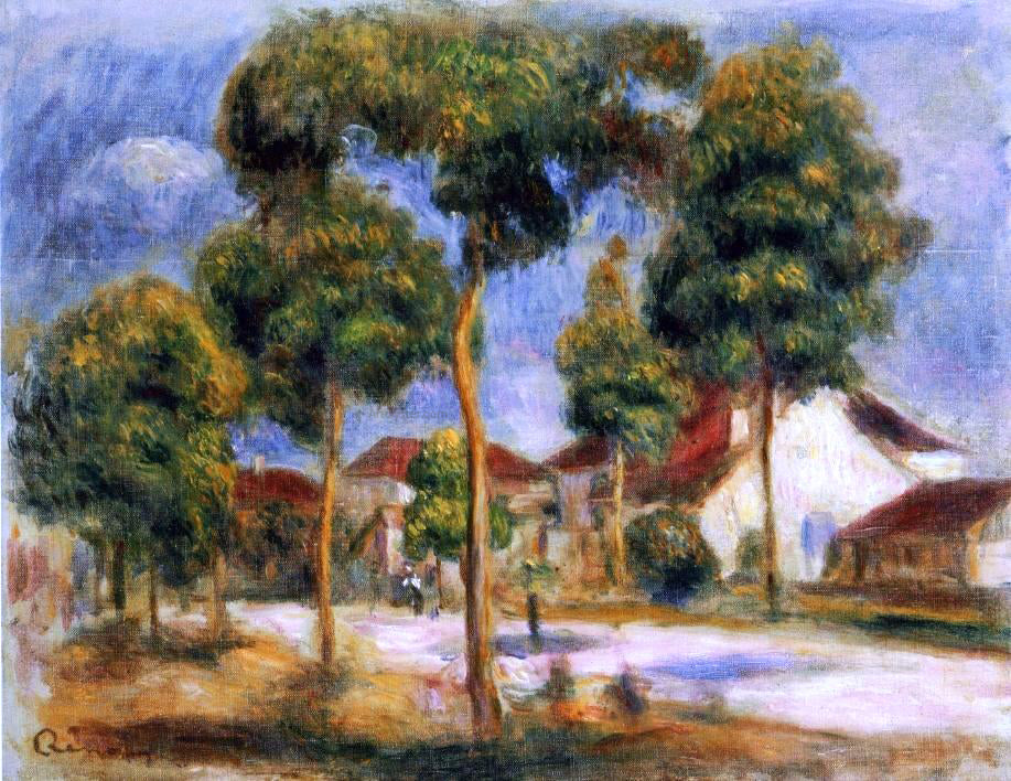 Pierre Auguste Renoir A Sunny Street - Hand Painted Oil Painting