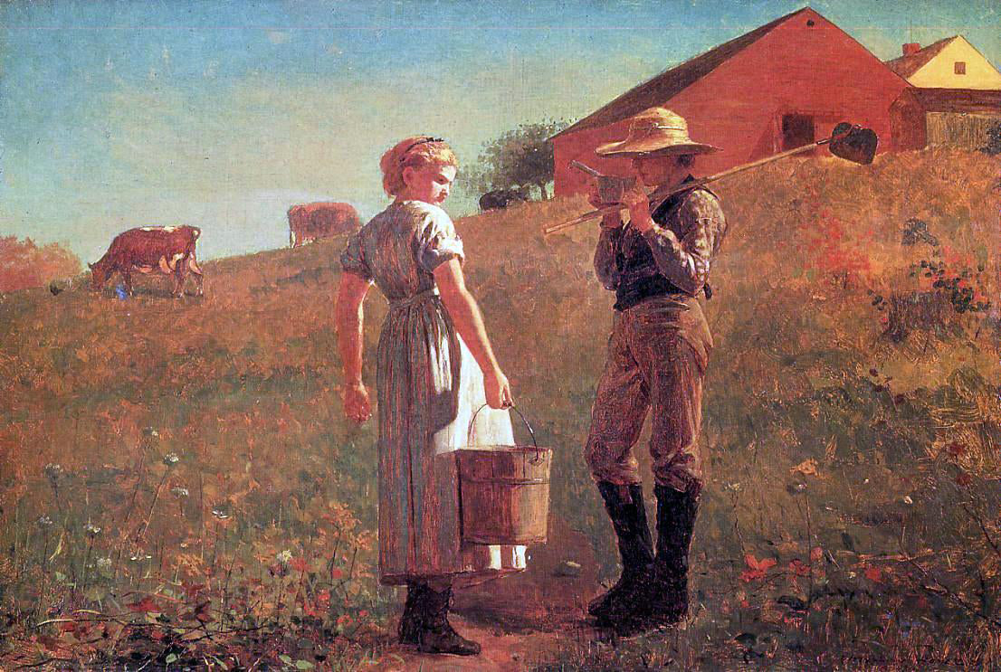 Winslow Homer A Temperance Meeting (also known as Noon Time) - Hand Painted Oil Painting