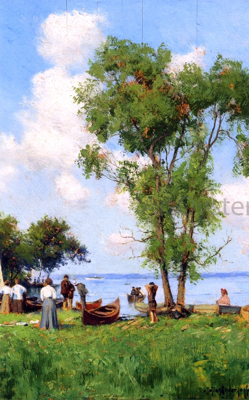  Julian Onderdonk A Thousand Islands, St. Lawrence River - Hand Painted Oil Painting