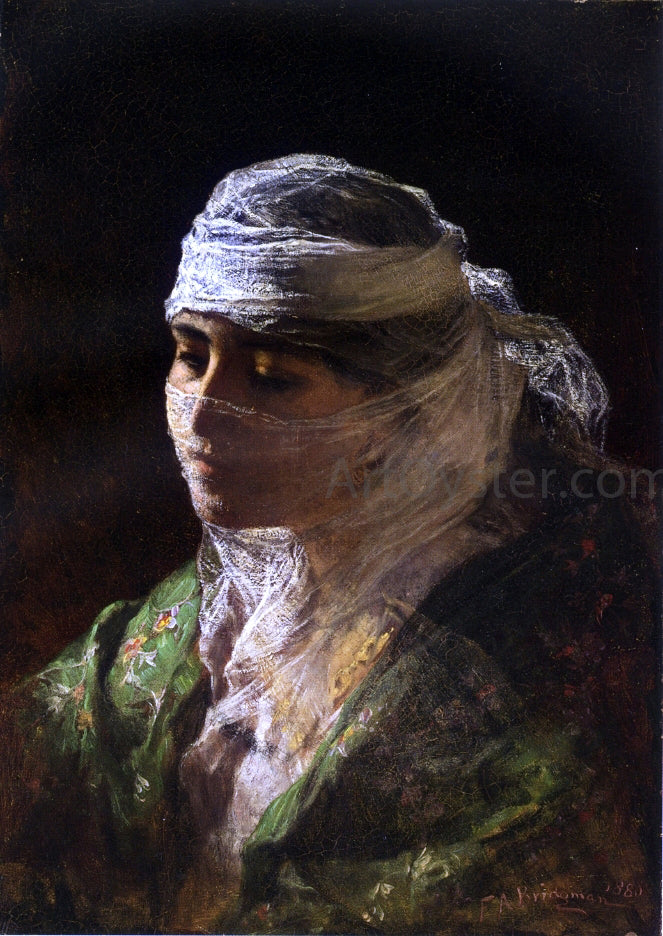 Frederick Arthur Bridgeman Veiled Beauty of Constantinople - Hand Painted Oil Painting