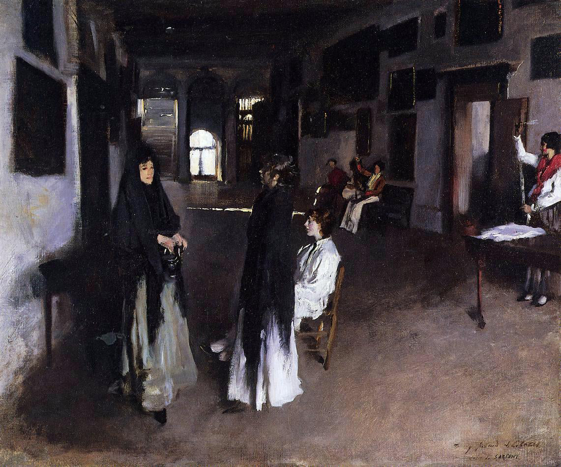 John Singer Sargent A Venetian Interior - Hand Painted Oil Painting