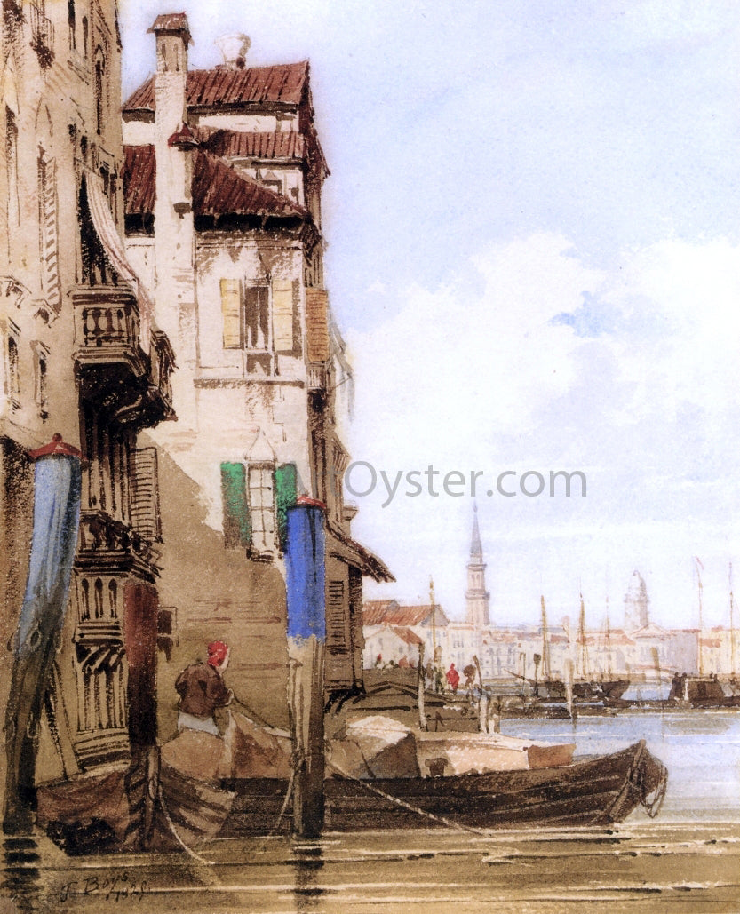 Thomas Shotter Boys A Venetian Scene - Hand Painted Oil Painting