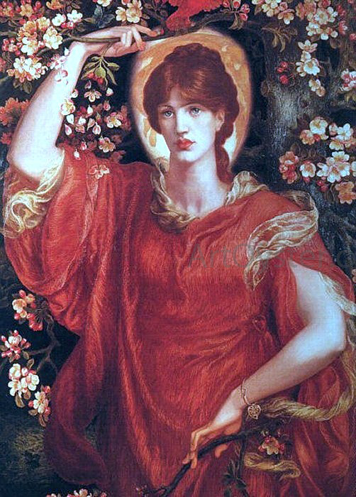 Lawrence Carmichael Earle A Vision of Fiammetta - Hand Painted Oil Painting