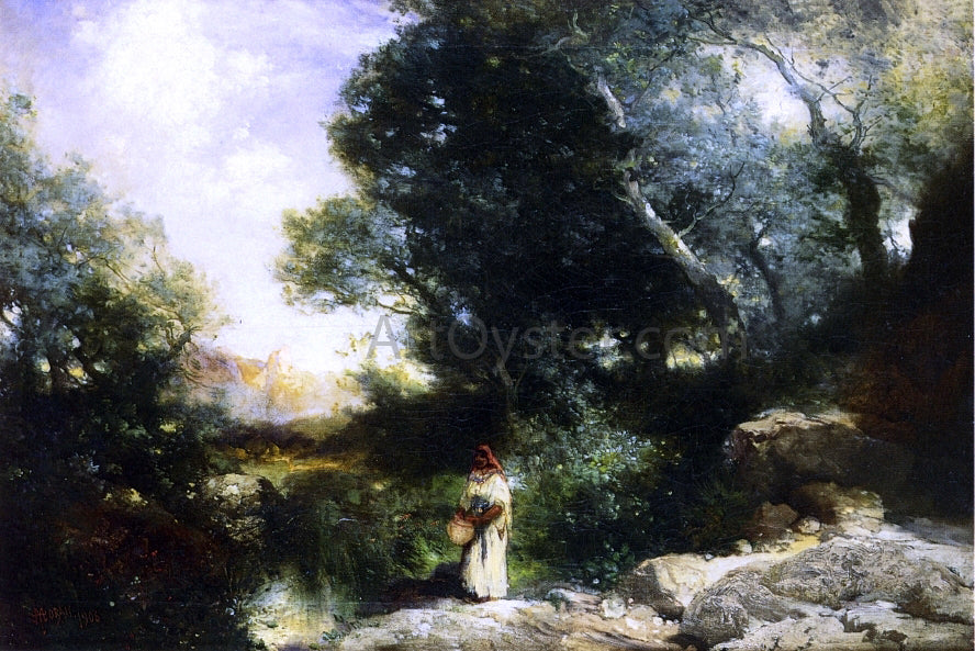 Thomas Moran A Water Pocket in Southern Utah - Hand Painted Oil Painting