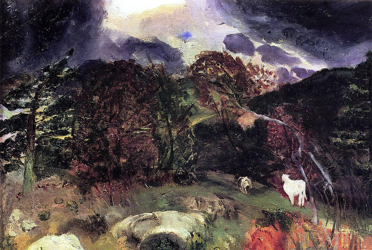 George Wesley Bellows A Wild Place - Hand Painted Oil Painting