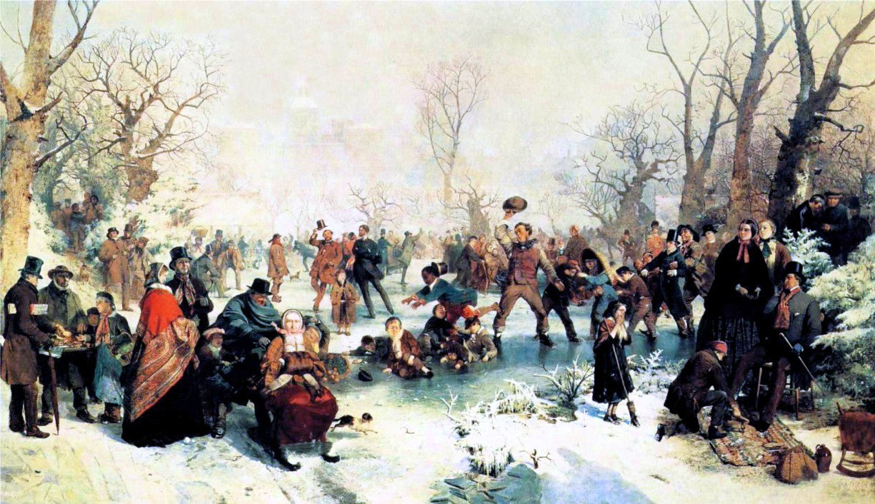 John Ritchie A Winter's Day in St. James' Park - Hand Painted Oil Painting