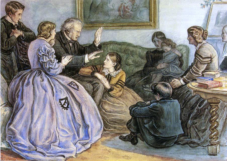 Sir Everett Millais A Winter's Tale - Hand Painted Oil Painting