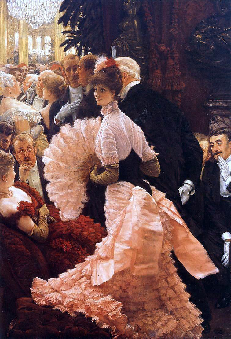 James Tissot A Woman of Ambition - Hand Painted Oil Painting