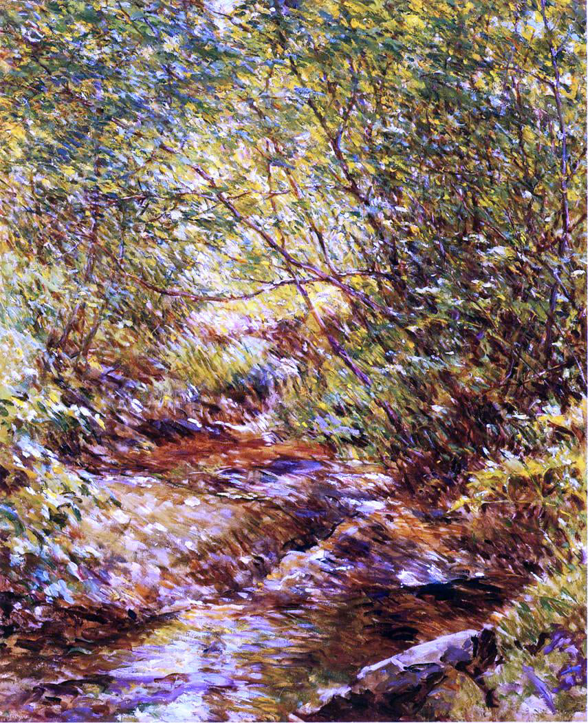 Robert Lewis Reid A Woodland Stream - Hand Painted Oil Painting