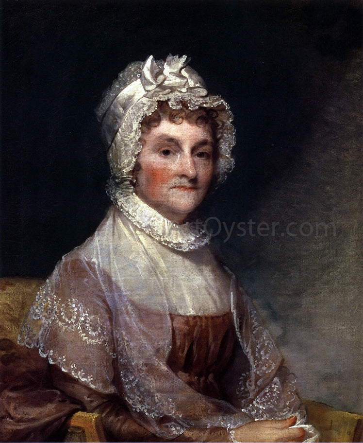 Gilbert Stuart Abigail Smith Adams - Hand Painted Oil Painting