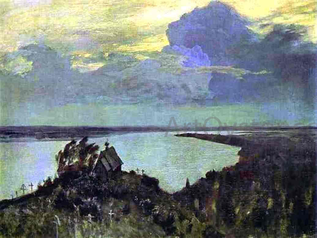 Isaac Ilich Levitan Above the Eternal Peace, Study - Hand Painted Oil Painting