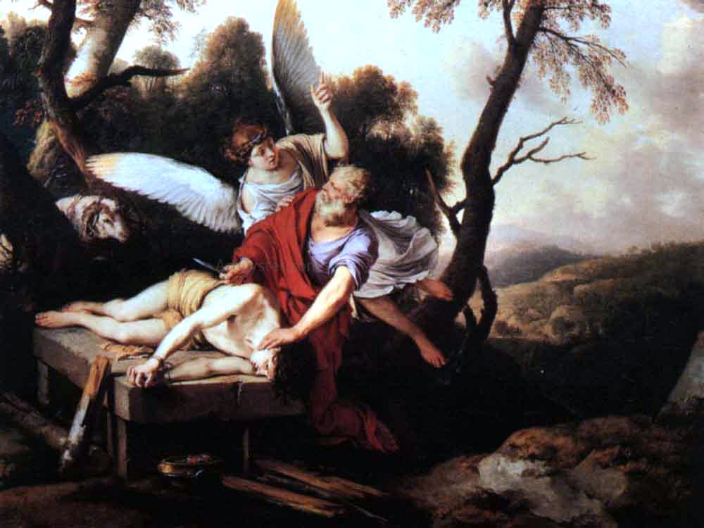 Laurent De La Hire Abraham Sacrificing Isaac - Hand Painted Oil Painting