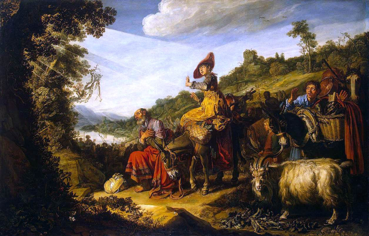  Pieter Lastman Abraham's Journey to Canaan - Hand Painted Oil Painting