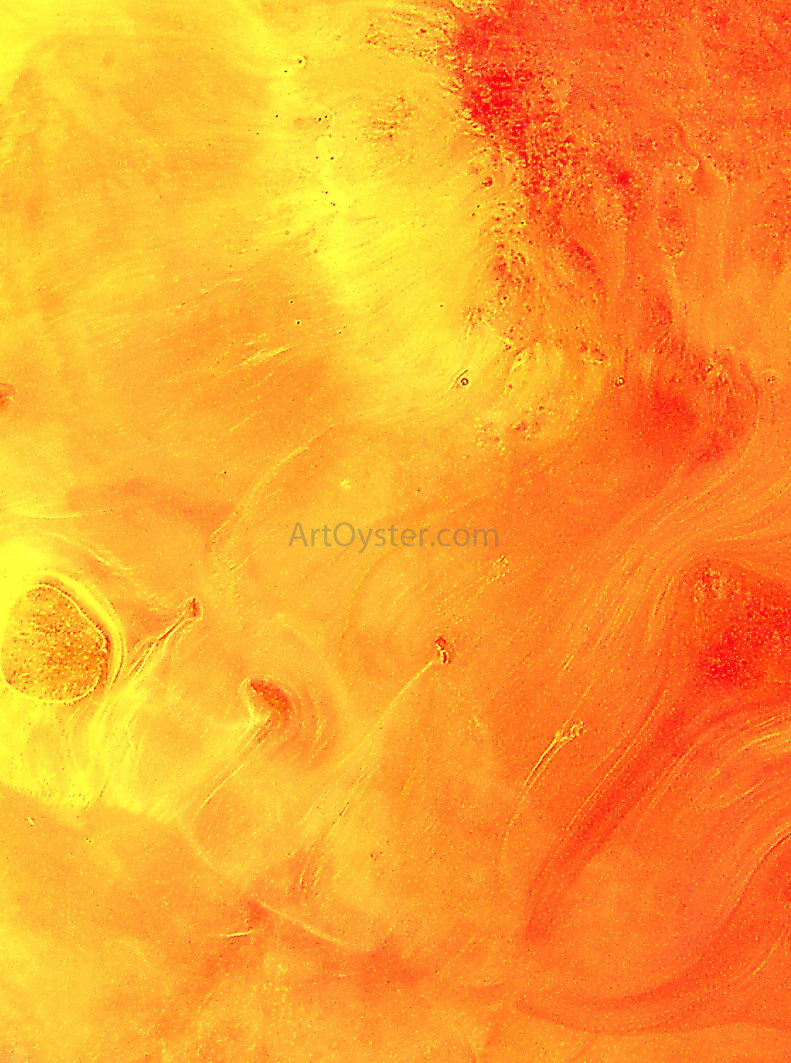 Our Original Collection Abstract on Fire - Hand Painted Oil Painting