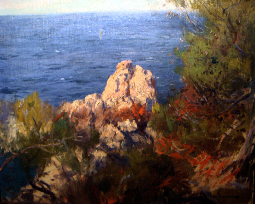 Eliseo Meifren I Roig Acantilados - Hand Painted Oil Painting