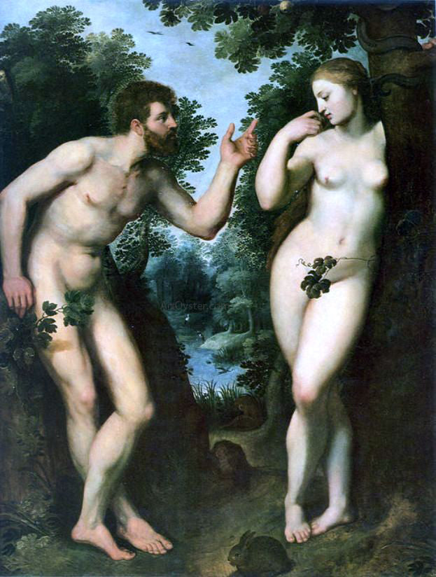 Peter Paul Rubens Adam and Eve - Hand Painted Oil Painting
