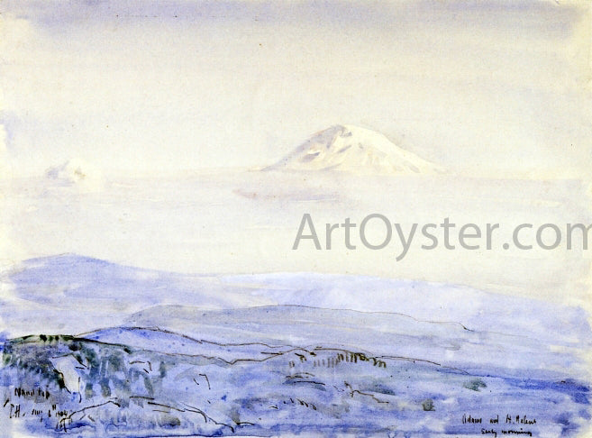 Frederick Childe Hassam Adams and St. Helen's, Early Morning - Hand Painted Oil Painting