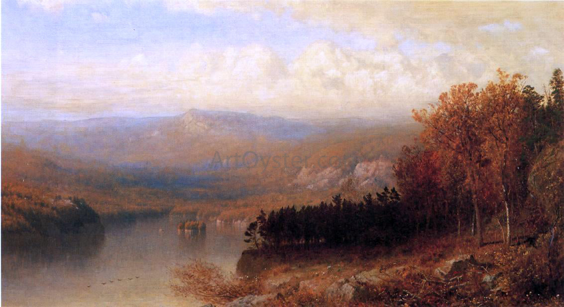 Alexander Helwig Wyant Adirondack Scene in Autumn - Hand Painted Oil Painting