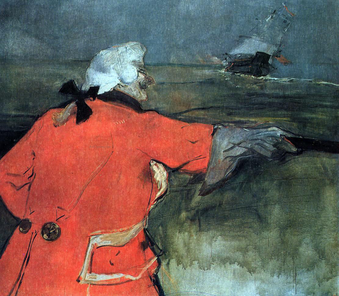 Henri De Toulouse-Lautrec Admiral Viaud - Hand Painted Oil Painting