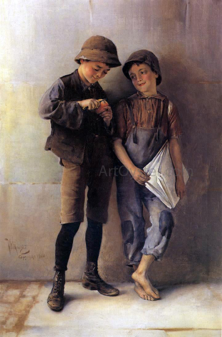 Karl Witkowski Admiration - Hand Painted Oil Painting